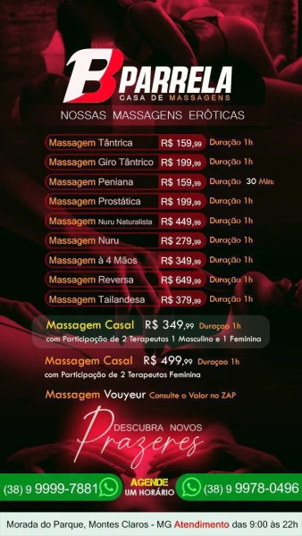 CASA de massagem BPARRELA 
