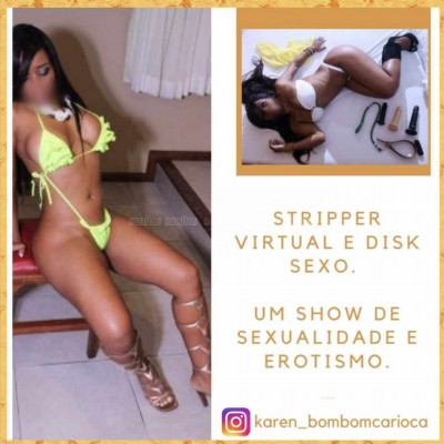 Somente SHOWS virtuais e fone erótico. NÃO FAÇO PROGRAMA