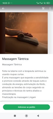 Massoterapia e finalizações