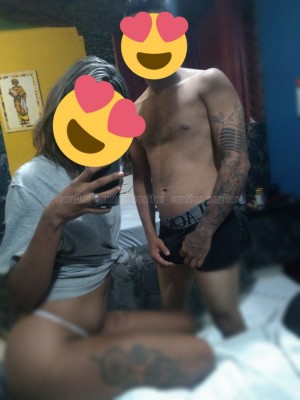 Larisa e Matheus casal disponível com local