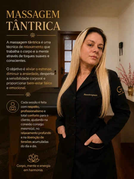 Massagem erótica, tântrica, relaxante e terapêutica