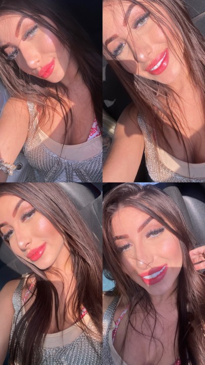 Morena com belas curvas